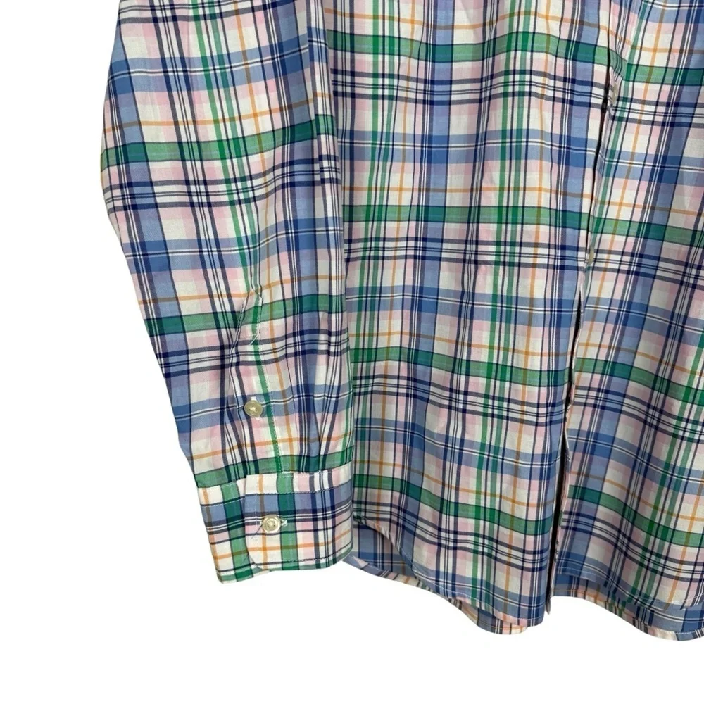 Ralph Lauren Boys Plaid Button Down Size XL 18/20